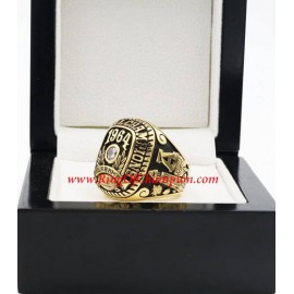 1964 Alabama Crimson Tide NCAA Men's Football College Championship Ring