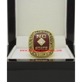 1983 NC State Wolfpack NCAA Men's Basketball College Championship Ring