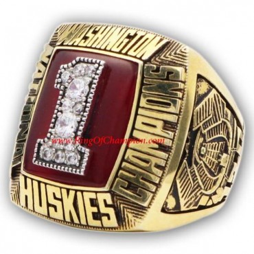 1991 Washington Huskies Men's Football NCAA National College Championship Ring