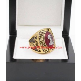 1997 Nebraska Cornhuskers Men's Football NCAA National College Championship Ring