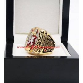 2015 Alabama Crimson Tide NCAA Men's Football College Championship Ring