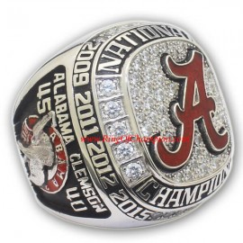 2015 Alabama Crimson Tide NCAA Men's Football College Championship FAN Ring