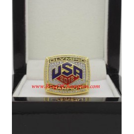 2012 Summer Olympics USA Dream Team Men's Basketball Championship Ring, Custom Olympics Champions Ring