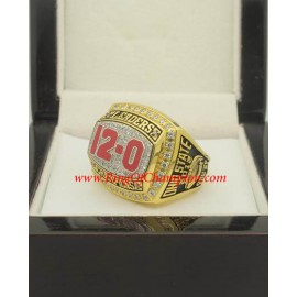 2012 Ohio State Buckeyes Men's Football Leaders Division College Championship ring