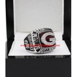 2004 - 2005 Georgia Bulldogs OutBack Bowl Men's Football College Championship Ring