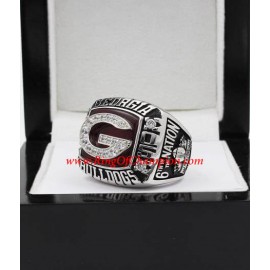 2004 - 2005 Georgia Bulldogs OutBack Bowl Men's Football College Championship Ring