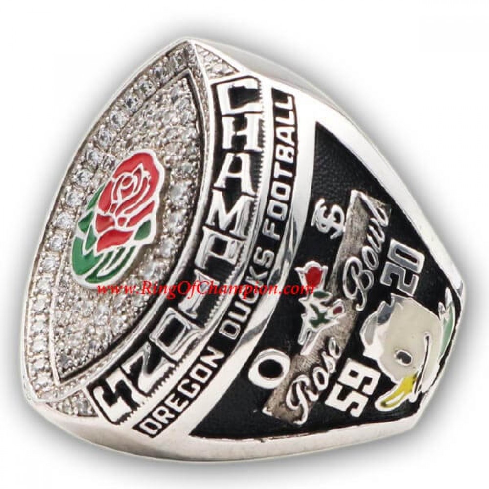 2014 Oregon Ducks Men's Football Rose Bowl College Championship Ring