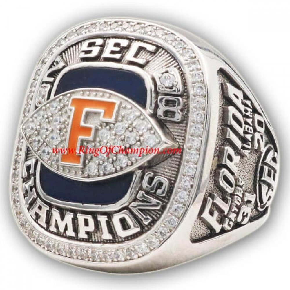 2008 Florida Gators Men's Football SEC National College Championship Ring