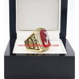 2009 Alabama Crimson Tide Men's Football SEC National College Championship Ring