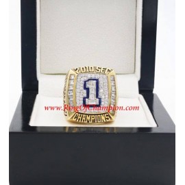 2010 Auburn Tigers Men's Football SEC National College Championship Ring