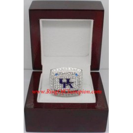 2012 Kentucky Wildcats Men's Basketball NCAA National College Championship Ring