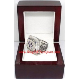 2012 Kentucky Wildcats Men's Basketball NCAA National College Championship Ring