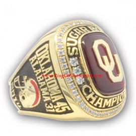 2013 - 2014 Oklahoma Sooners Men's Football National College Championship FAN Ring