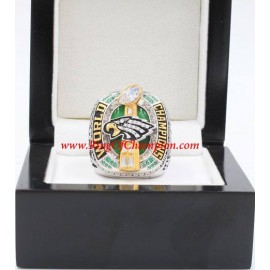 2017 Philadelphia Eagles Super Bowl LII Men's Football World Championship FAN Ring