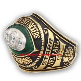 1967 Green Bay Packers Super Bowl II World Championship Ring, Replica Green Bay Packers Ring