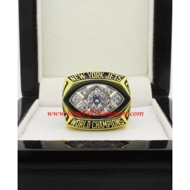 1968 New York Jets Super Bowl III World Championship Ring, Replica New York Jets Ring