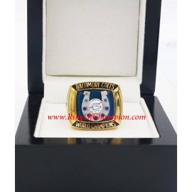 1970 Baltimore Colts Super Bowl V World Championship Ring, Replica Baltimore Colts Ring