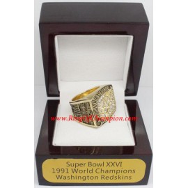 1991 Washington Redskins Super Bowl XXVI World Championship Ring, Replica Washington Redskins Ring