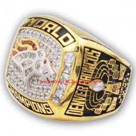 1997 Denver Broncos Super Bowl XXXII World Championship Ring, Replica Denver Broncos Ring