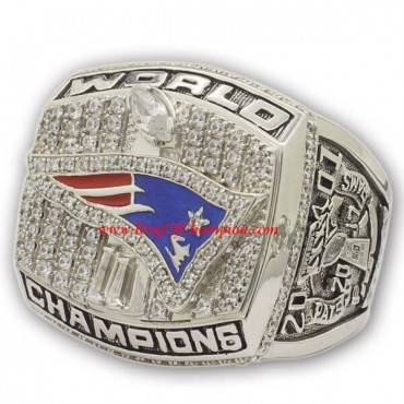 2001 New England Patriots Super Bowl XXXVI World Championship Ring, Replica New England Patriots Ring