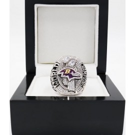 2012 Baltimore Ravens Super Bowl XLVII World Championship Ring, Replica Baltimore Ravens Ring