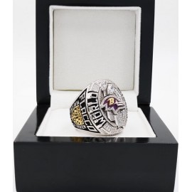 2012 Baltimore Ravens Super Bowl XLVII World Championship Ring, Replica Baltimore Ravens Ring