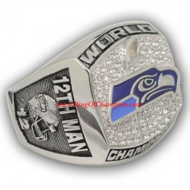 2013 Seattle Seahawks Super Bowl XLVIII Championship Fan Ring, Custom Seattle Seahawks Ring