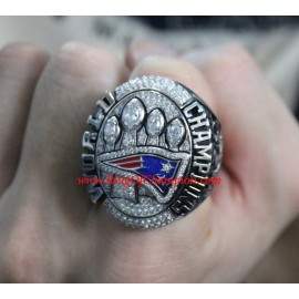 2014 New England Patriots Super Bowl XLIX Championship Ring, Custom New England Patriots Champions Ring