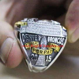 2015 Denver Broncos Super Bowl 50 World Championship Ring, Custom Denver Broncos Champions Ring