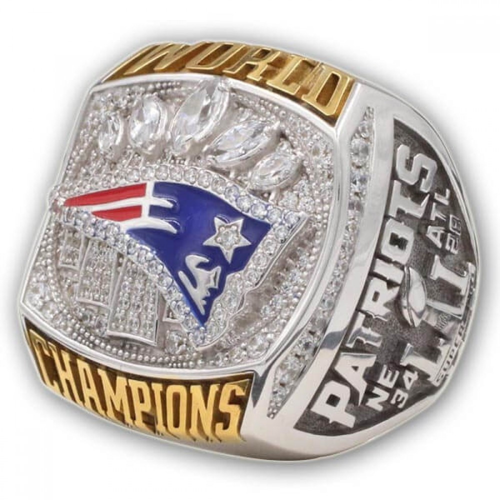 2016 New England Patriots Super Bowl LI Championship FAN Ring, Custom New England Patriots Champions Ring