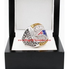 2016 New England Patriots Super Bowl LI Championship FAN Ring, Custom New England Patriots Champions Ring