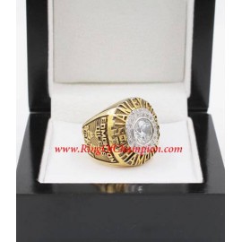 1984 - 1985 Edmonton Oilers Stanley Cup Championship Ring, Custom Edmonton Oilers Champions Ring