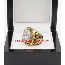 1984 - 1985 Edmonton Oilers Stanley Cup Championship Ring, Custom Edmonton Oilers Champions Ring