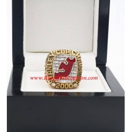 1999 - 2000 New Jersey Devils Stanley Cup Championship Ring, Custom New Jersey Devils Champions Ring