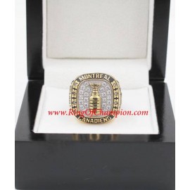 1956 - 1957 Montreal Canadiens Stanley Cup Championship Ring, Custom Montreal Canadiens Champions Ring