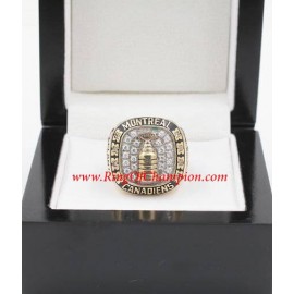 1957 - 1958 Montreal Canadiens Stanley Cup Championship Ring, Custom Montreal Canadiens Champions Ring