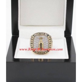 1959 - 1960 Montreal Canadiens Stanley Cup Championship Ring, Custom Montreal Canadiens Champions Ring