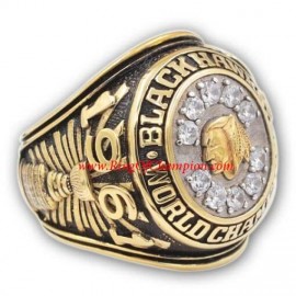 1960 - 1961 Chicago Blackhawks Stanley Cup Championship Ring, Custom Chicago Blackhawks Champions Ring