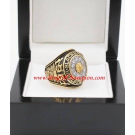 1960 - 1961 Chicago Blackhawks Stanley Cup Championship Ring, Custom Chicago Blackhawks Champions Ring