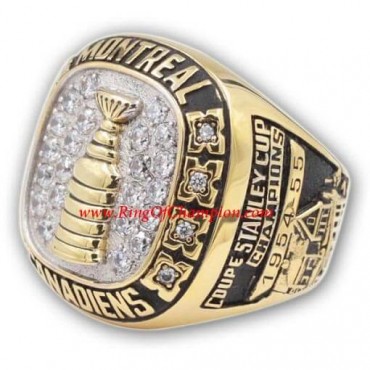 1964 - 1965 Montreal Canadiens Stanley Cup Championship Ring, Custom Montreal Canadiens Champions Ring