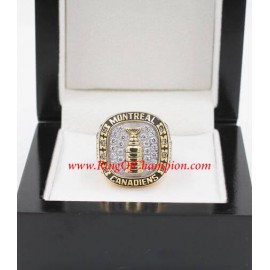 1964 - 1965 Montreal Canadiens Stanley Cup Championship Ring, Custom Montreal Canadiens Champions Ring