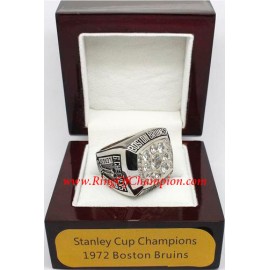 1971 - 1972 Boston Bruins Stanley Cup Championship Ring, Custom Boston Bruins Champions Ring