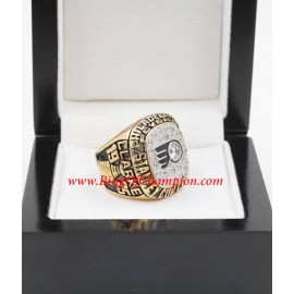 1974 - 1975 Philadelphia Flyers Stanley Cup Championship Ring, Custom Philadelphia Flyers Champions Ring