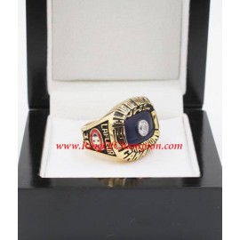 1975–76 Montreal Canadiens Men's Hockey Stanley Cup Championship Ring, Custom Montreal Canadiens Champions Ring