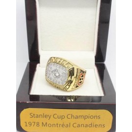 1977 - 1978 Montreal Canadiens Stanley Cup Championship Ring, Custom Montreal Canadiens Champions Ring