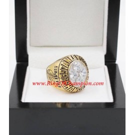 1982 - 1983 New York Islanders Stanley Cup Championship Ring, Custom New York Islanders Champions Ring