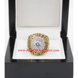 1984 - 1985 Edmonton Oilers Stanley Cup Championship Ring, Custom Edmonton Oilers Champions Ring