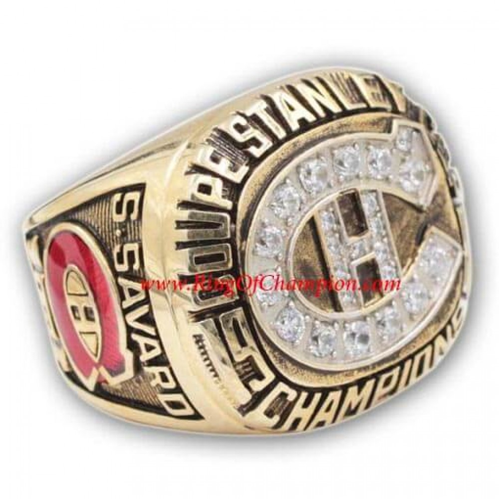 1985 - 1986 Montreal Canadiens Stanley Cup Championship Ring, Custom Montreal Canadiens Champions Ring