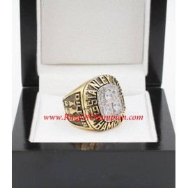 1986 - 1987 Edmonton Oilers Stanley Cup Championship Ring, Custom Edmonton Oilers Champions Ring