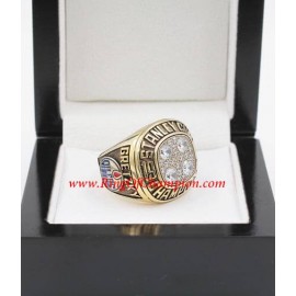 1987 - 1988 Edmonton Oilers Stanley Cup Championship Ring, Custom Edmonton Oilers Champions Ring